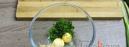 окрошка на квасе. Шаг 4