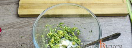 окрошка на квасе. Шаг 5