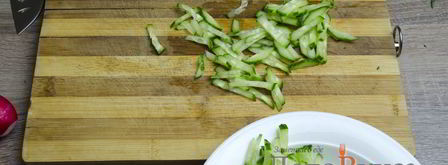 окрошка на квасе. Шаг 8