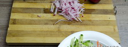 окрошка на квасе. Шаг 9