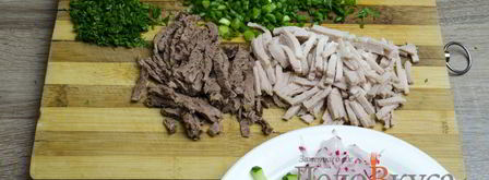 окрошка на квасе. Шаг 10