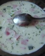 Окрошка на минералке