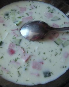 Окрошка на минералке