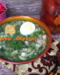 Окрошка на рассоле