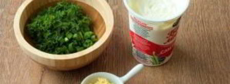 окрошка на сметане. Шаг 3