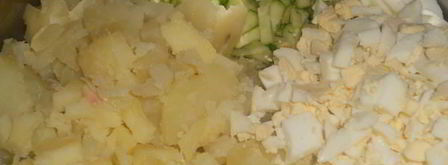 окрошка на свекольном отваре. Шаг 3