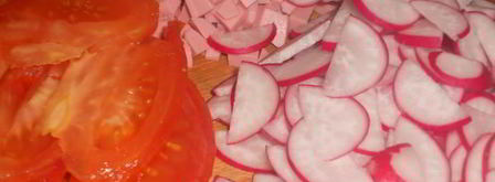 окрошка на свекольном отваре. Шаг 4