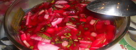 окрошка на свекольном отваре. Шаг 7