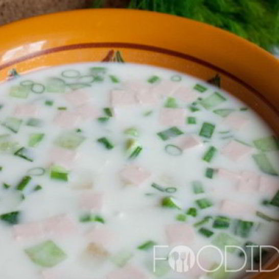 Рецепт окрошки на сыворотке