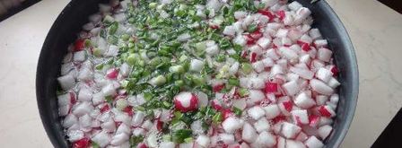 окрошка на уксусе. Шаг 14