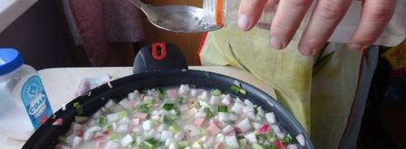 окрошка на уксусе. Шаг 15