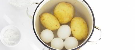 окрошка на воде с уксусом. Шаг 4