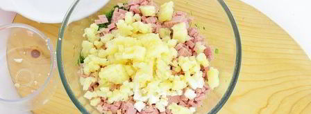 окрошка на воде с уксусом. Шаг 7