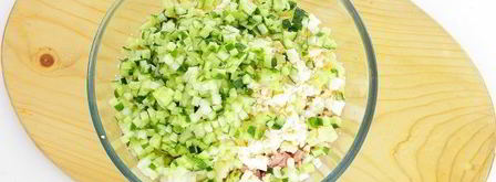 окрошка на воде с уксусом. Шаг 8