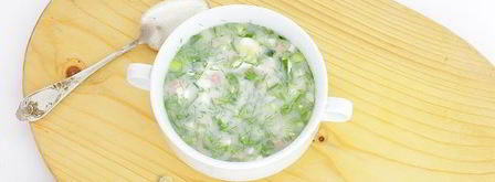 окрошка на воде с уксусом. Шаг 9