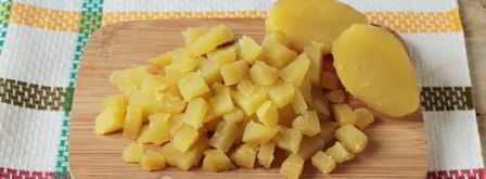 окрошка с хреном. Шаг 4