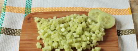 окрошка с хреном. Шаг 6