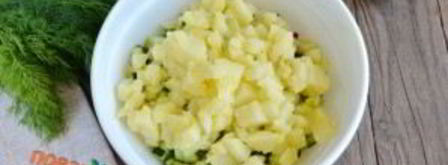 окрошка с колбасой. Шаг 4