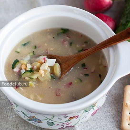 Рецепт окрошки с квасом