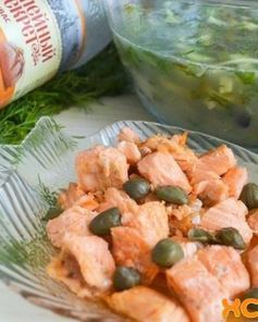 Окрошка с рыбой