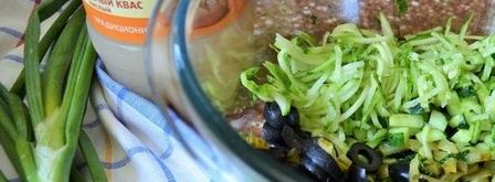 окрошка с рыбой. Шаг 5