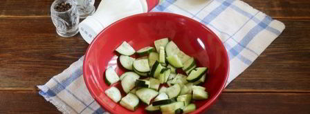 окрошка со свеклой на кефире. Шаг 4