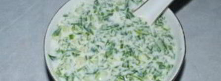 вкусная окрошка на кефире. Шаг 4