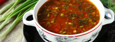 острый суп с рисом и томатной пастой. Шаг 5