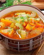 Легкий овощной суп