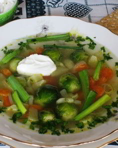 Легкий овощной супчик