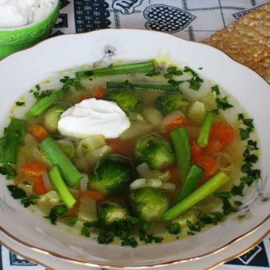 Рецепт легкого овощной супчик