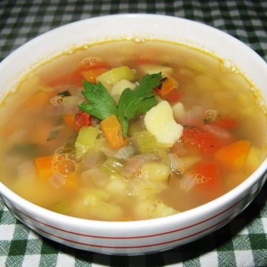 Рецепт минестроне с фасолью