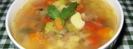 минестроне с фасолью. Шаг 6