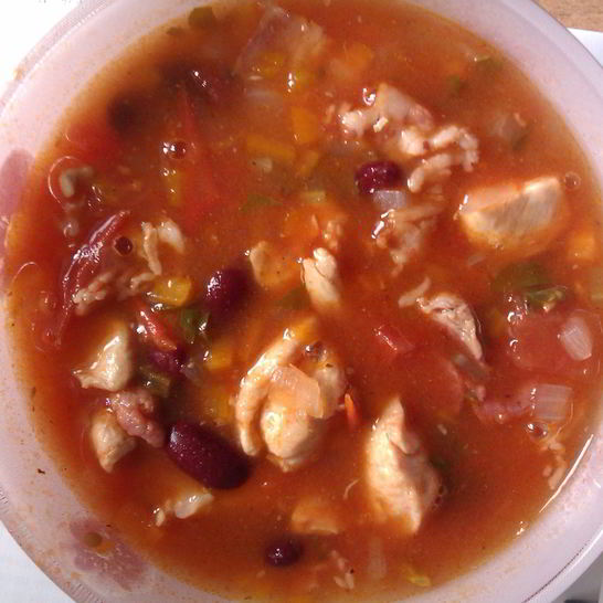 Рецепт минестроне с куриной грудкой