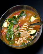 Минестроне с песто