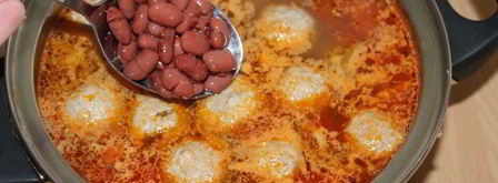 наваристый суп с фрикадельками и овощами. Шаг 5