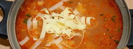 наваристый суп с фрикадельками и овощами. Шаг 6