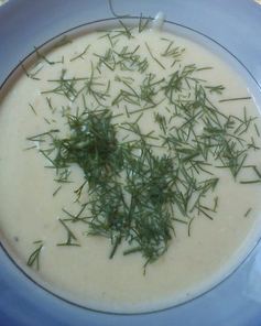 Овощной крем-суп с плавленным сырком