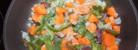 овощной суп чили с нутом. Шаг 2