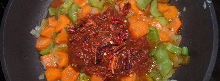 овощной суп чили с нутом. Шаг 4