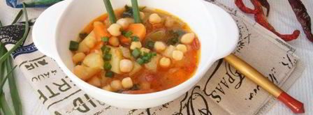 овощной суп чили с нутом. Шаг 6