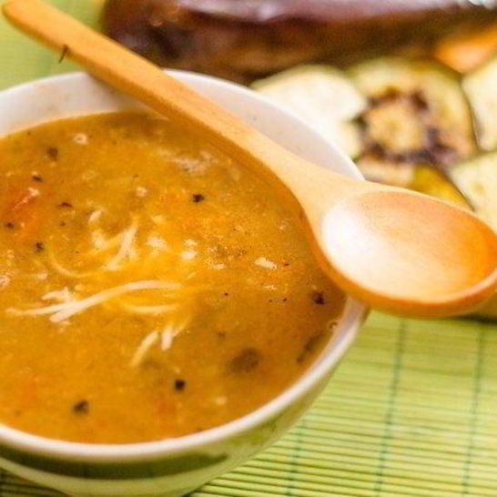 Рецепт овощного супа с баклажанами