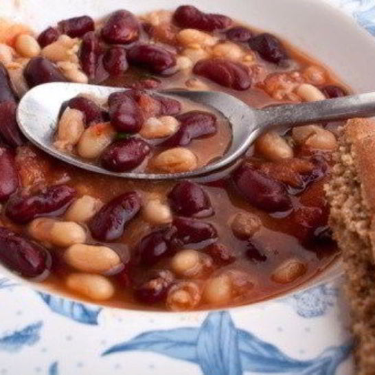 Рецепт овощного супа с брюквой и фасолью