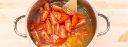 овощной суп с фасолью и макаронами. Шаг 9