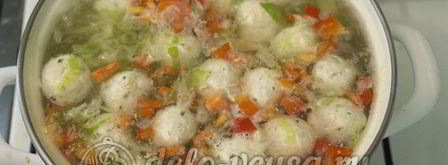 овощной суп с фрикадельками. Шаг 10