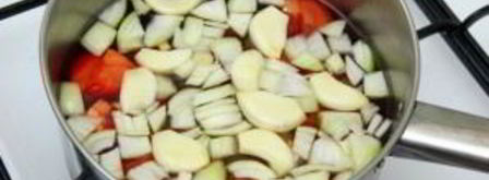 овощной суп с имбирем. Шаг 2