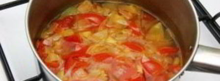 овощной суп с имбирем. Шаг 4