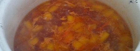 овощной суп с куриными кнелями. Шаг 5