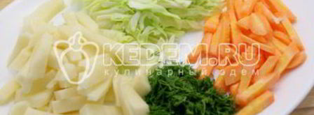 овощной суп с курицей. Шаг 3