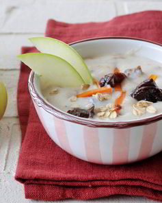 Овощной суп с овсяными хлопьями